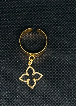 Bague ajustable dorée breloque en acier inoxydable, brand: Fait Main, condition: New with tags, size: Adjustable, €4.50, €5.43 includes Buyer Protection