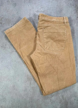 Pantalon En Velours Côtelé / Corduroy jcrew beige velours cotelé coupe droite poches taille 31R, brand: Vintage Dressing, condizioni: Ottime, taglia: IT 44 | W34, €15.00, €16.45 include la Protezione acquisti Pro