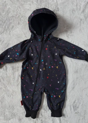 Combinaison Softshell iELM 74 cms - noir motif peinture, marque: iELM, état: Très bon état, taille: 9-12 mois / 74 cm, 29,00 €, 31,15 € Protection acheteurs (Pro) incluse