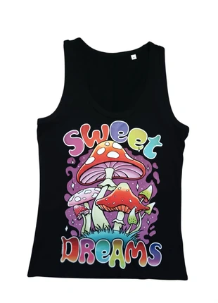 Sweet Dreams Mushroom PJ Tank Top, brand: Stanley/Stella, condition: New without tags, size: M / 10, £5.00, £5.95 includes Buyer Protection