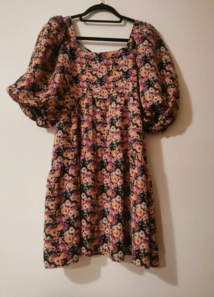Nasty Gal Collection Floral Puff Sleeve Dress 🌸 (Size UK 8 / EUR 36 / US 4), brand: Nasty Gal, condition: Very good, size: S / 36 / 8, €5.99, €6.99 includes Buyer Protection