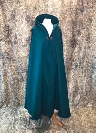 🌲 Grande Cape Vert des Bois Profonds - caban chaud & capuche – Fait main, brand: Fait Main, condition: Very good, size: One size, €90.00, €95.20 includes Buyer Protection Pro