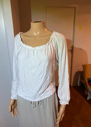 blouse femme elegant chic simple sexy classe Bershka, brand: Bershka, condition: Very good, size: M / 38 / 10, €3.50, €4.38 includes Buyer Protection