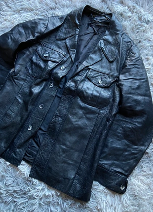 Veste en cuir Echt Leder effet vintage rétro Taille M / 38 Couleur noir, marque: Echt Leder, état: Bon état, taille: M / 38 / 10, 18,00 €, 19,60 € Protection acheteurs incluse