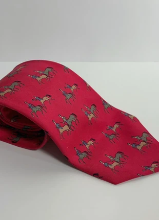 Corbata roja caballos, condition: Very good, €60.00, €63.70 includes Buyer Protection