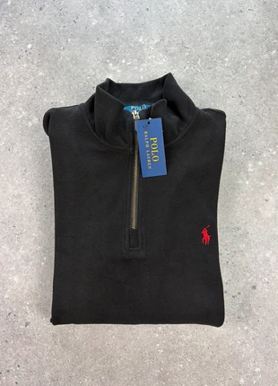 Pull Ralph Lauren 1/4 zip noir - Taille L, merk: Ralph Lauren, staat: Nieuw met prijskaartje, maat: L, € 53,00, € 56,35 inclusief Kopersbescherming