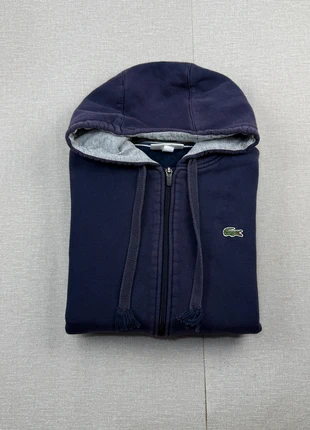 Gilet Pull à capuche avec zip Lacoste bleu marine logo vert | Taille S, marque: Lacoste, état: Bon état, taille: S, 30,00 €, 32,20 € Protection acheteurs (Pro) incluse