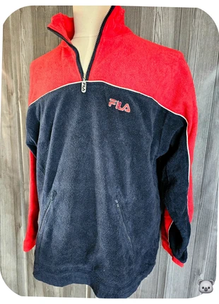 Sweat pull polaire half zip vintage fila brodé taille L, merk: FILA, staat: Heel goed, maat: L, € 14,90, € 16,35 inclusief Kopersbescherming Pro