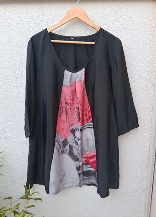 Longue blouse large tunique robe taille 50 femme, brand: sansnom., condition: Very good, size: 5XL / 50 / 22, €15.00, €16.45 includes Buyer Protection