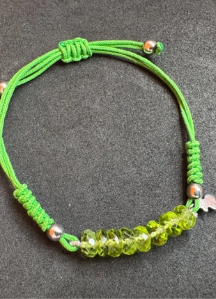 Pulsera cordón, cuentas y plata ajustable TOUS verde, marque: Tous, état: Neuf sans étiquette, 24,00 €, 25,90 € Protection acheteurs incluse