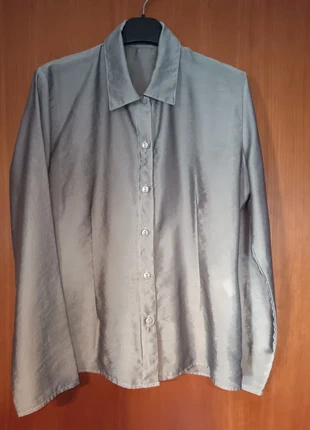 Camicia grigio argento, elegante, marque: ELEGANTE, état: Très bon état, taille: L / 40 / 12, 3,00 €, 3,85 € Protection acheteurs incluse