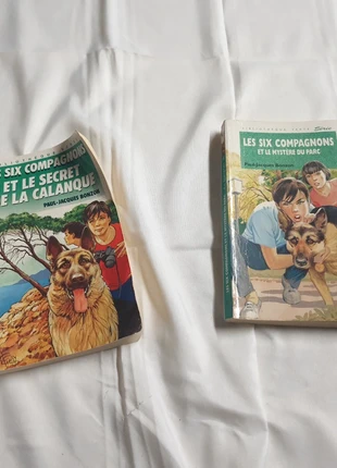 Lot 2 livres Les Six Compagnons – Bibliothèque Verte – Bonzon collection ancienne rare, état: Satisfaisant, 4,00 €, 4,90 € Protection acheteurs incluse
