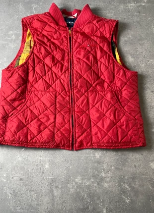 Tommy Hilfiger doudoune rouge sans manches homme matelassée logo poitrine taille M, brand: Tommy Hilfiger, condition: Very good, size: M, €40.00, €42.70 includes Buyer Protection