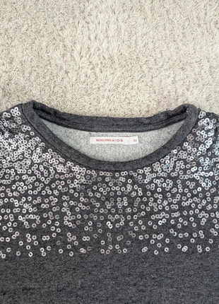 Sweat fille Monoprix Kids 10 ans – Gris foncé à sequins, marque: Monoprix, état: Neuf sans étiquette, taille: 10 ans / 140 cm, 6,00 €, 7,00 € Protection acheteurs incluse