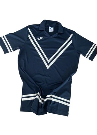 Polo Tennis Joma 80 marino bleu à logo brodé et bandes imprimées / Taille M, marque: Joma, état: Très bon état, taille: M, 15,00 €, 16,45 € Protection acheteurs incluse