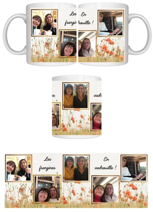 Mug personnalisé montage photos, brand: Fait Main, condition: New without tags, €12.00, €13.30 includes Buyer Protection Pro