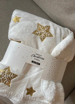 Plaid natalizio Pepco, merk: Pepco, staat: Nieuw zonder prijskaartje, maat: 150 x 200 cm, € 30,00, € 32,20 inclusief Kopersbescherming