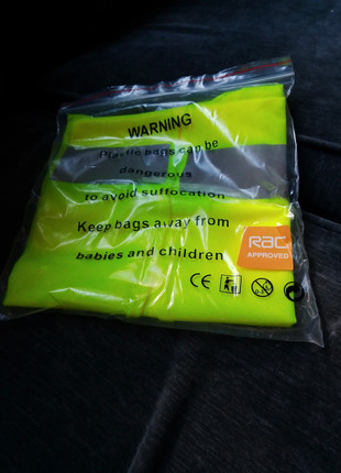 Rac approved yellow safety vest, brand: The Unbranded Brand, condition: New with tags, £2.66, £3.49 includes Buyer Protection