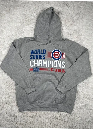 Pull à capuche Américain de Baseball - Cubs de Chicago - Taille : L | 2016, marque: Gildan, état: Très bon état, taille: L, 11,90 €, 13,20 € Protection acheteurs incluse