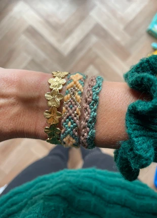 Duo de bracelets tressés avec fermoirs, marca: Fait Main, estado: Nuevo sin etiquetas, 14,00 €, 15,40 € Protección al comprador incluida