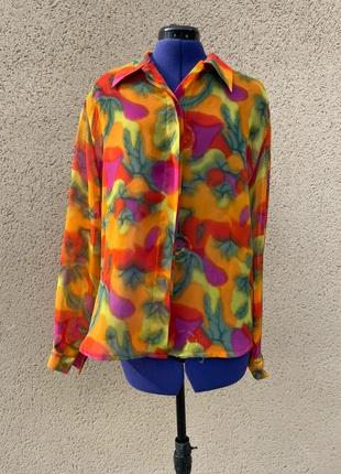 Chemise vintage psychédélique multicolore – Années 70 vibes, état: Très bon état, taille: Taille unique, 14,99 €, 16,44 € Protection acheteurs incluse