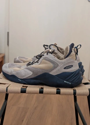 ARKK Copenhagen Kanetyk Sneaker beige/navy Herren Größe 45, marque: ARKK Copenhagen, état: Bon état, taille: 45, 25,00 €, 26,95 € Protection acheteurs incluse