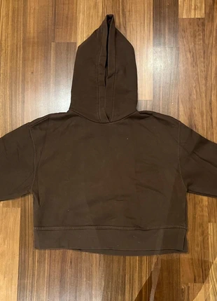 felpa crop marrone zara, marca: Zara, estado: Muy bueno, tamaño: S / 36 / 8, 6,00 €, 7,00 € Protección al comprador incluida