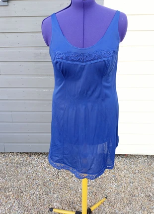 Chemise de nuit nuisette fond de robe vintage Taille 42/44, brand: Vintage, condition: Satisfactory, size: XL / 42 / 14, €3.00, €3.85 includes Buyer Protection