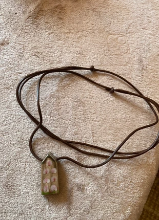 Adjustable Strap Handmade Clay Home Necklace - Artisan jewelry, marca: no brand, estado: Bueno, 10,00 €, 11,20 € Protección al comprador incluida