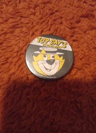 Top Cat retro badge, brand: top Cat, condition: Satisfactory, £1.00, £1.75 includes Buyer Protection Pro