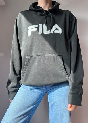 Vintage FILA Unisex Hoodie grau schwarz Hipster Y2K 90s 80s S, marque: FILA, état: Bon état, taille: S / 36 / 8, 7,00 €, 8,05 € Protection acheteurs incluse