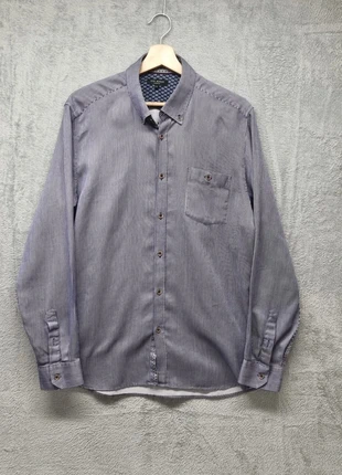 Ted Baker Mens Shirt Size L 5 – Blue Striped Button Down, marque: Ted Baker, état: Très bon état, taille: L, 14,00 €, 15,40 € Protection acheteurs incluse