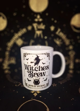Tasse Mug Café Coffee Thé Tea Witches Brew Drink if You Dare Sorcière Chaudron Halloween Neuf New, staat: Nieuw met prijskaartje, € 16,65, € 18,18 inclusief Kopersbescherming Pro