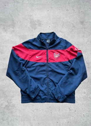 Vintage Nike Arsenal Track Jacket / Tracksuit | Größe L | Marineblau / Rot | Retro Football, marke: Nike, zustand: Sehr gut, größe: L, 34,90 €, 37,35 € inklusive Vinted-Käuferschutz
