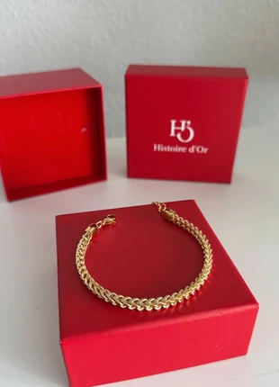 bracelet maille anglaise américaine original vintage tendance doré en acier inoxydable or neuf, marke: histoire d'or, zustand: Sehr gut, 17,00 €, 18,55 € beinhaltet Vinted-Käuferschutz Pro