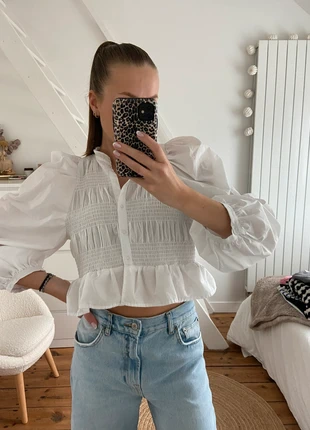 Blouse blanche, marque: Boutique indépendante, état: Très bon état, taille: M / 38 / 10, 10,00 €, 11,20 € Protection acheteurs incluse