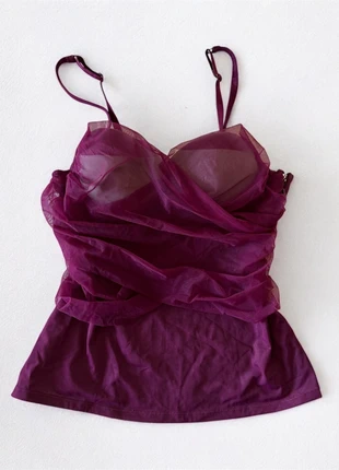 Top vintage corset 00s 2000s cyber punk goth gothic witch gipsy siren Office bratz, marke: Top Vintage, zustand: Sehr gut, größe: M / 38 / 10, 22,00 €, 23,80 € inklusive Vinted-Käuferschutz