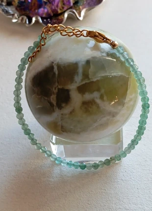 Pulsera piedras facetada aventurina verde 3 mm Nueva, marque: Cristal, état: Neuf avec étiquette, 5,00 €, 5,95 € Protection acheteurs incluse