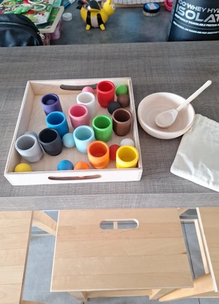 Jeu pour transvaser Montessori, marke: Montessori, zustand: Sehr gut, größe: Einheitsgröße, 15,00 €, 16,45 € inklusive Vinted-Käuferschutz