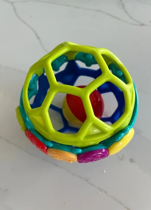 Rammelaar, merk: Bright Starts, staat: Veelgebruikt, maat: 1-3 maanden / 56 cm, € 1,50, € 2,28 inclusief Kopersbescherming