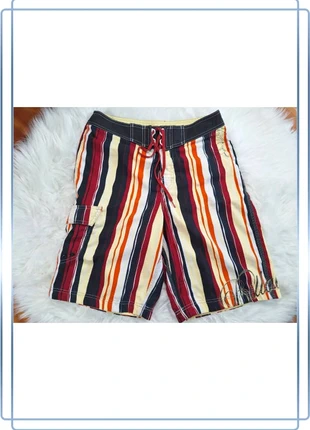 Boardshort Billabong Vintage Rayures Multicolores – Taille 30 - brodé (596), brand: Billabong, condition: Good, size: S, €9.00, €10.15 includes Buyer Protection