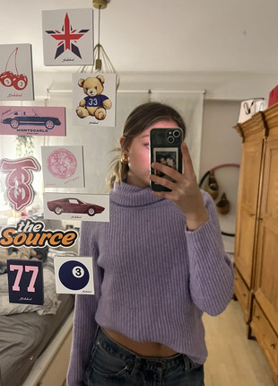 lila strickpulli, marque: Dix Onze, état: Neuf sans étiquette, taille: S / 36 / 8, 10,00 €, 11,20 € Protection acheteurs incluse