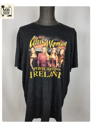 T-shirt graphique vintage noir Celtic Woman Postcards from Ireland - 100% coton Taille XXL, marke: Vintage Dressing, zustand: Sehr gut, größe: XXL, 15,90 €, 17,40 € beinhaltet Vinted-Käuferschutz Pro