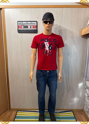 Magnifique t-shirt col rond Ralph Lauren rouge taille S. #7, marque: Ralph Lauren, état: Bon état, taille: S, 18,00 €, 19,60 € Protection acheteurs (Pro) incluse