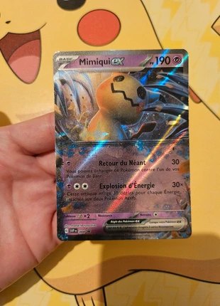 🏵Carte Pokémon Mimiqui EX 004🏵, brand: Pokémon, condition: Very good, €2.00, €2.80 includes Buyer Protection