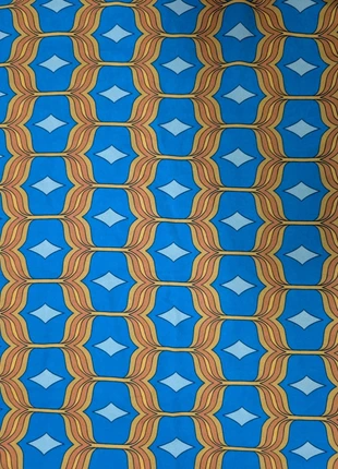 Tissu Rétro Géométrique Bleu marron Pop Art Couture vintage, marca: Vintage Dressing, estado: Nuevo con etiquetas, 14,00 €, 15,40 € Protección al comprador incluida