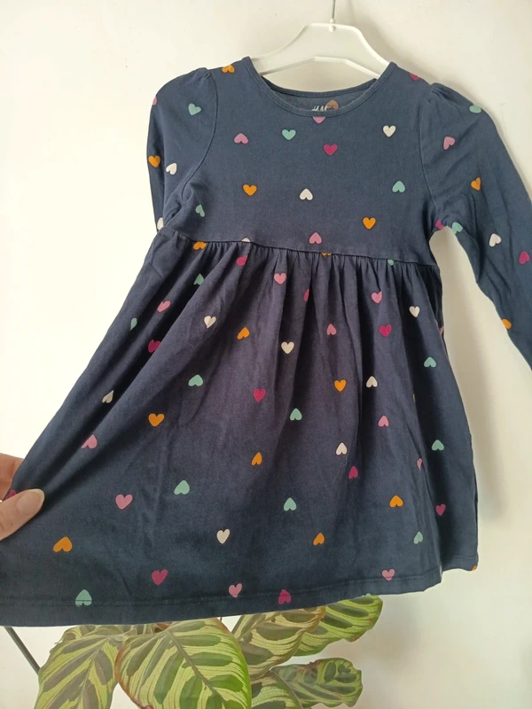 Robe manches longues, motifs petit cœur - photo numéro 3
