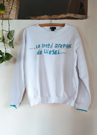 Felpa Diesel vintage retro, anni 90 - Y2K Super Rare - Taglia S - colore bianco -, marke: Diesel, zustand: Sehr gut, größe: S, 17,00 €, 18,55 € inklusive Vinted-Käuferschutz