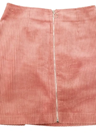 Jupe rose en velours côtelé - Taille S/M, condition: Very good, size: S / 36 / 8, €5.00, €5.95 includes Buyer Protection