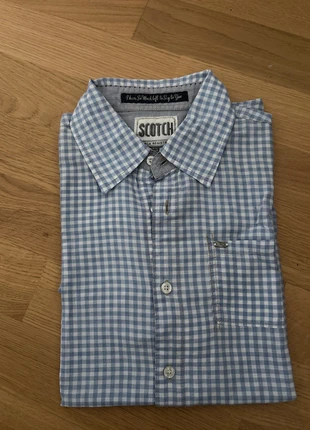 Blau weiß kariertes Hemd, marke: Soda, zustand: Sehr gut, größe: S, 8,00 €, 9,10 € inklusive Vinted-Käuferschutz